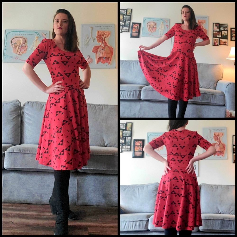 Lularoe Graphic Print Dress